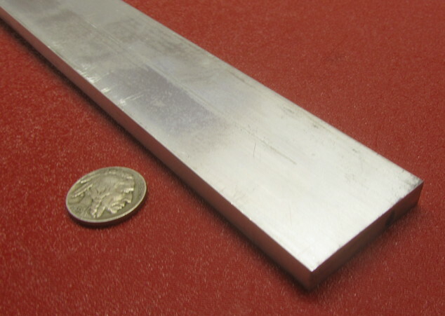 6061 T6 Metric Aluminum Bar, 8mm Thick x 40mm Wide x 3 Ft Length