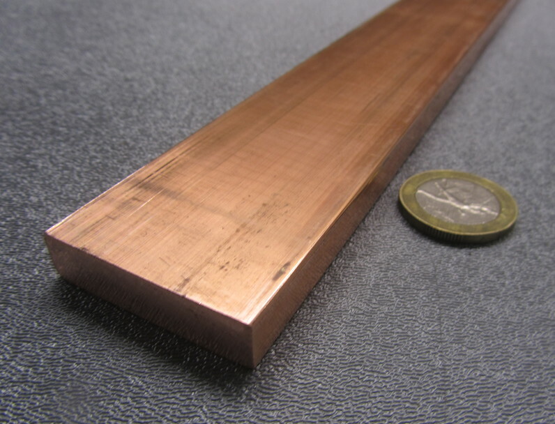 110 Copper Bar 1/2 Hard, 3/8″ Thick x 1 1/2″ Wide x 6 Ft Length