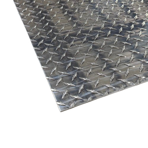 24″ x 48″ Diamond Plate Aluminum .063″ Thick (1/16 in) – Treadplate, 3003 Alloy
