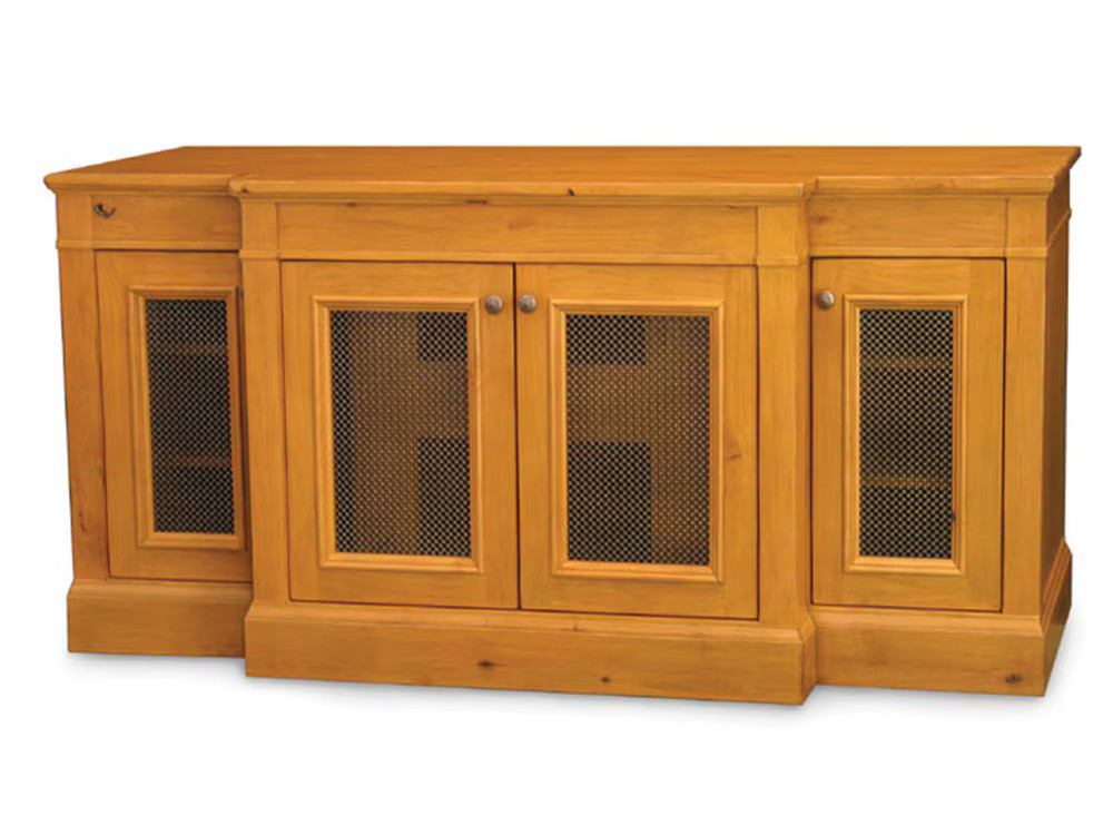 Outwater 18in x 24in Flat Single Crimp | Antique Brass | Woven Wire Grill | Kent