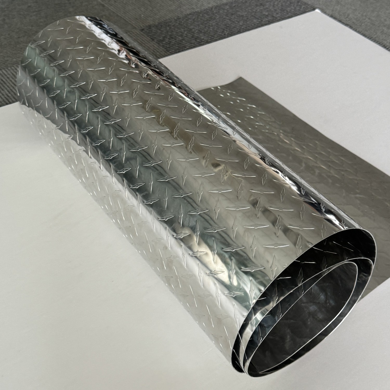 48″x 96″x .04″ (1/25″) Aluminum Diamond Plate Sheet For Trailer, RV, Garages