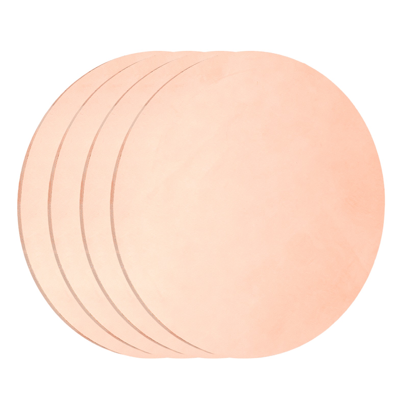 4 Pcs 0.03″ Thick 2″ Dia Copper Round Plate C1100 Pure Copper Sheet