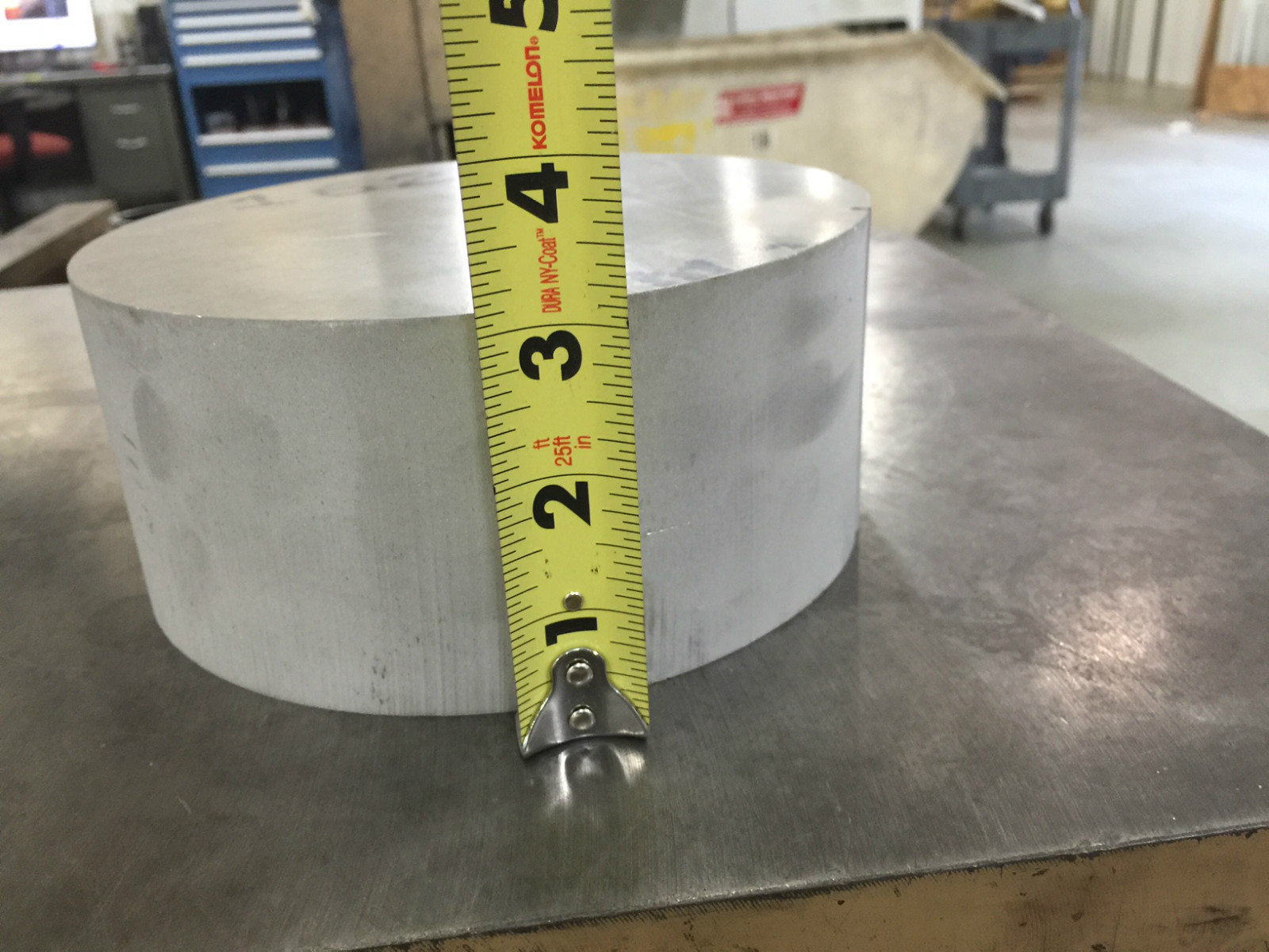 6.5”DIA x 3” 7075 Aluminum