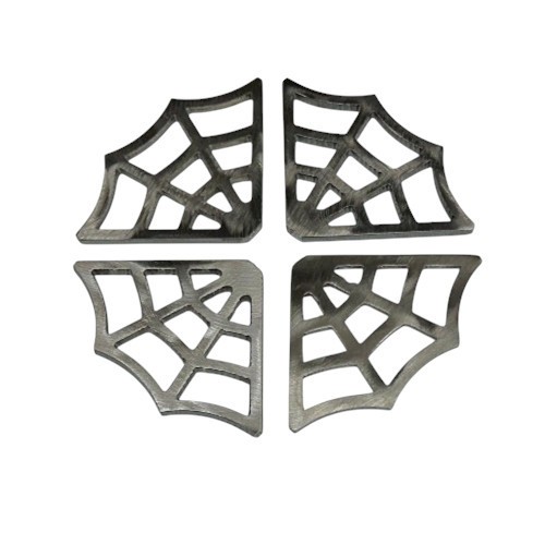 Spider Web Gussets 1/4 Thick 3″x3″ Rat Rod 90 Degree LOT OF 4