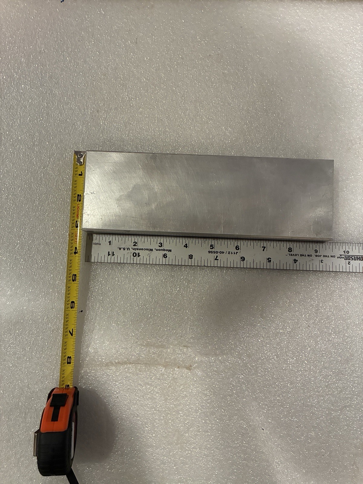 Aluminum Flat Bar, 1″ x 3″ x 9″ Long / 6061 ? / minimum clean up one face