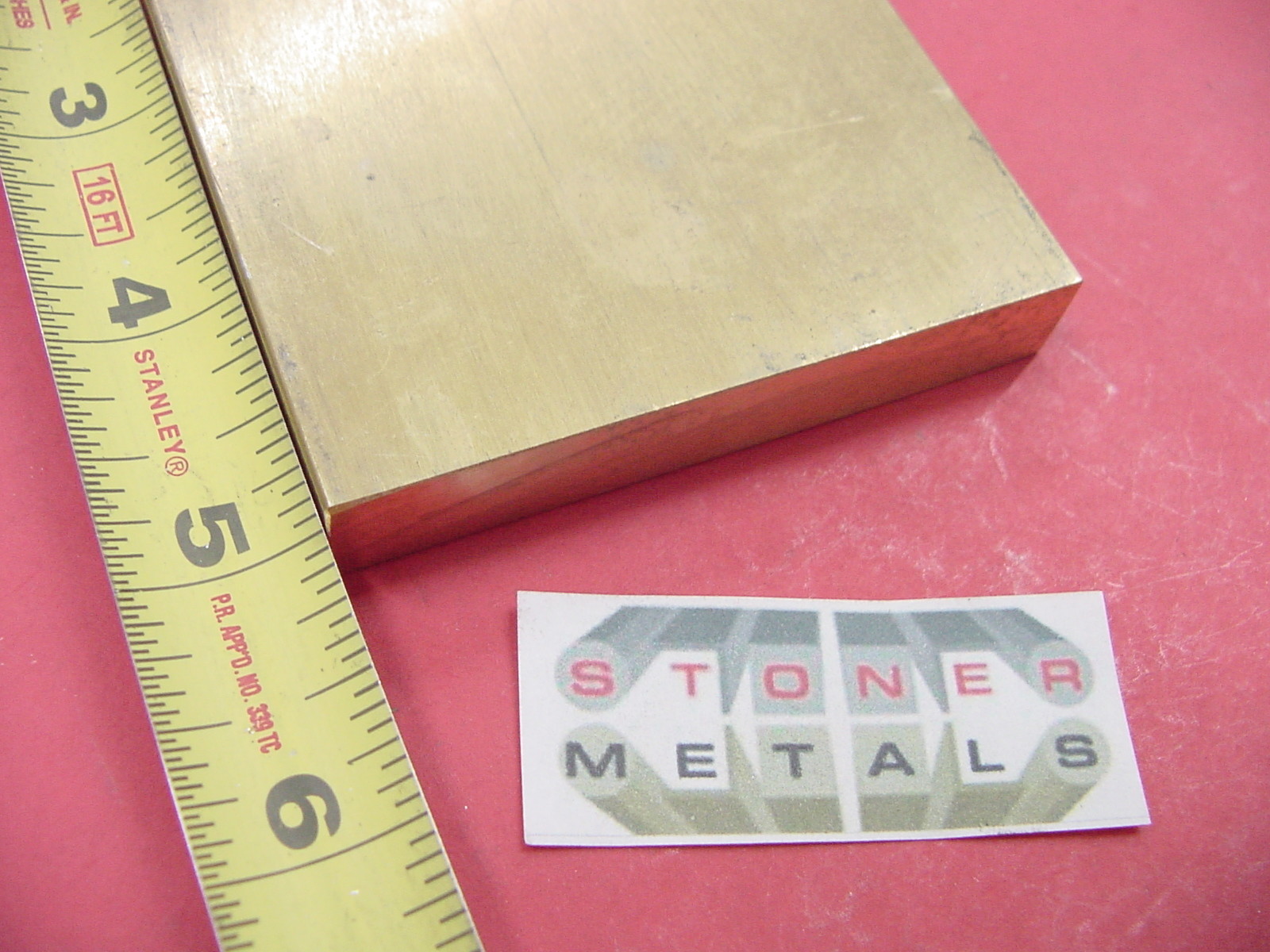 1/2″ x 3″ C360 BRASS FLAT BAR 5″ long Solid Plate Mill Stock H02 .50″ x 3.0″x 5″
