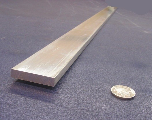 6061 T6 Metric Aluminum Bar, 8mm Thick x 40mm Wide x 3 Ft Length