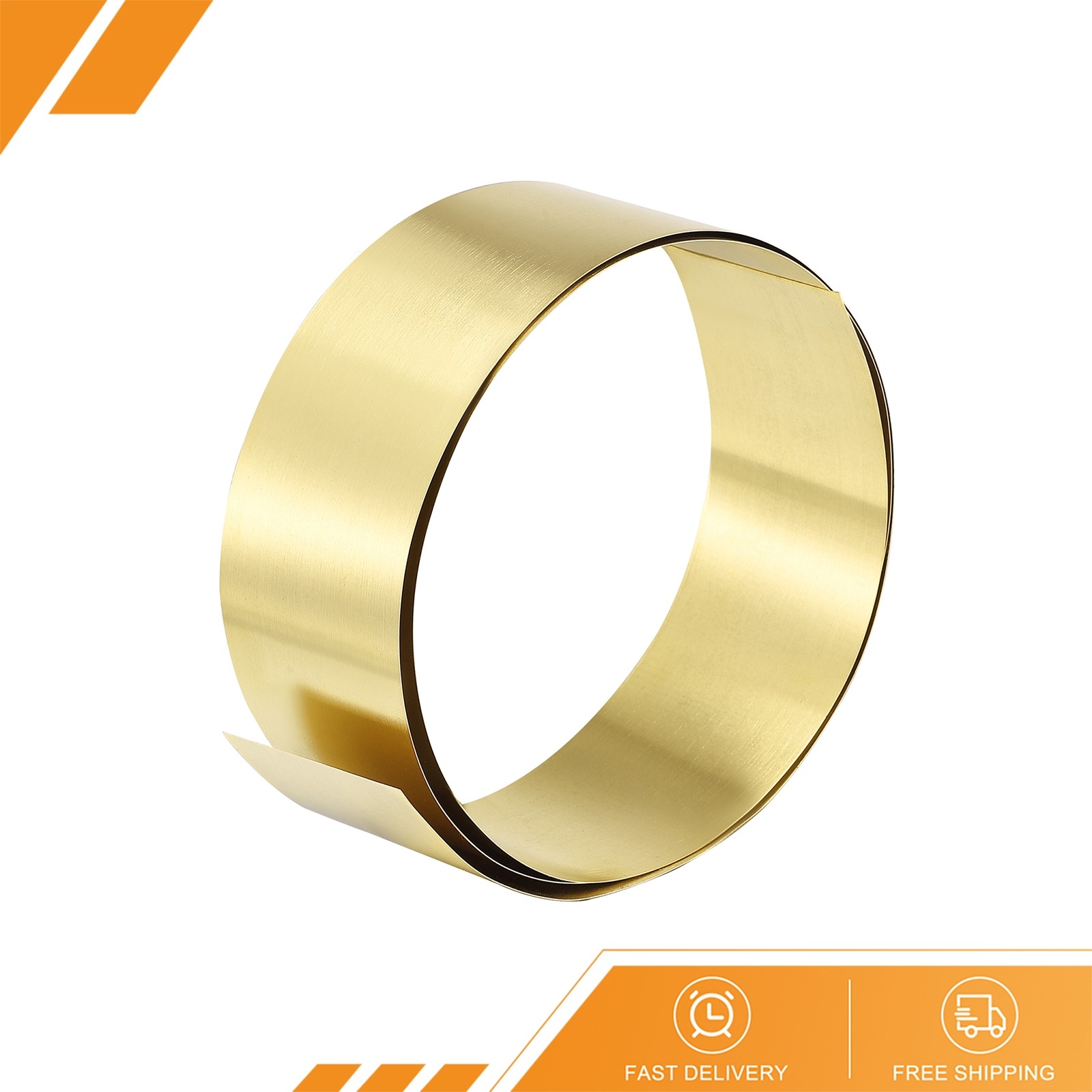 Brass Sheet Roll Metal Foil Plate – 1000mm x 50mm x 0.2mm