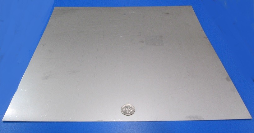 321 Weldable Stainless Steel Sheet, .040″ Thick x 12″ Wide x 12″ Length, 1 Unit