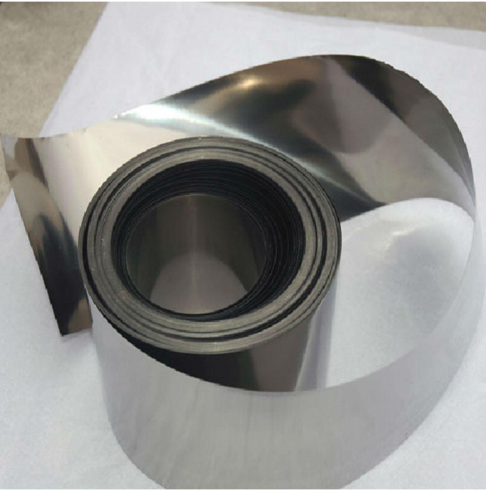 NJ STOCK 0.5mm ±10% x 100mm x 1000mm 99.995% Pure Iron Foil Fe Thin Sheet
