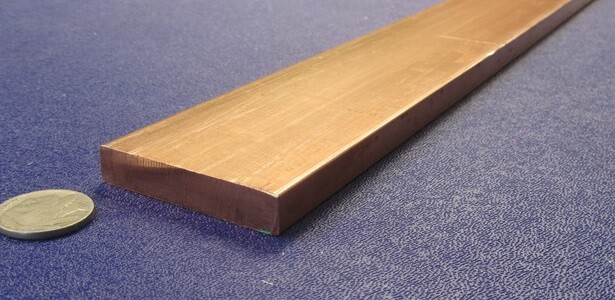 110 Copper Bar H02, 3/8″ Thick x 2.0″ Wide x 6 Ft Length