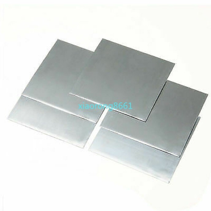 10pcs High Purity 99.9% Pure Zinc Zn Sheet Plate 0.5mm x 200mm x 100mm