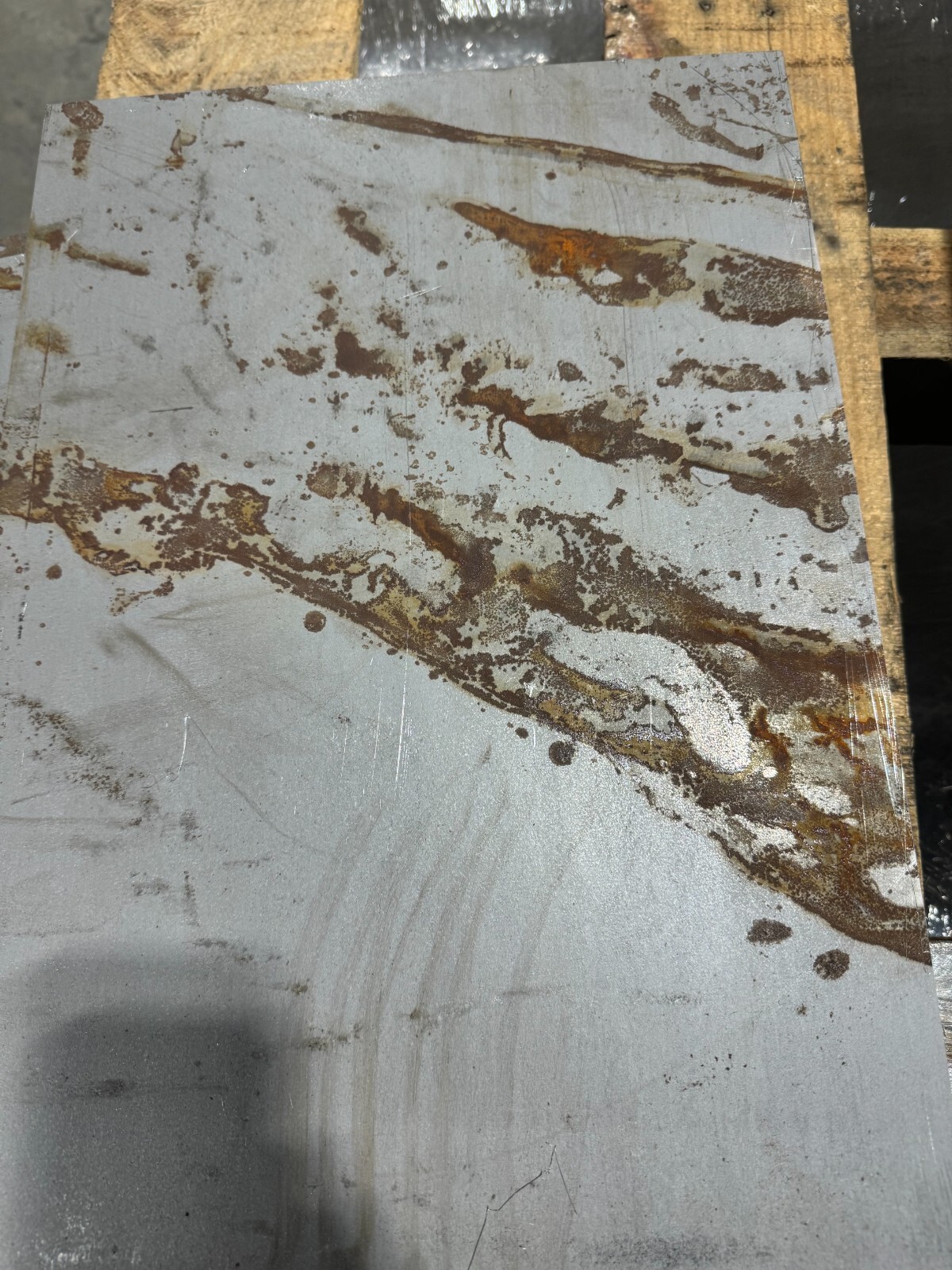 Rusty – 1/4″ x 12″ x 24″ Steel Plate, 1 piece A36 Steel, 0.25″ Thick