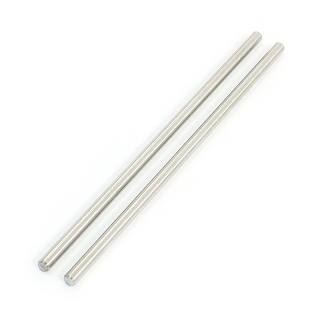 2Pc 3mm Dia DIY Model Stainless Steel Circular Round Rod Bar 3.5″ Long