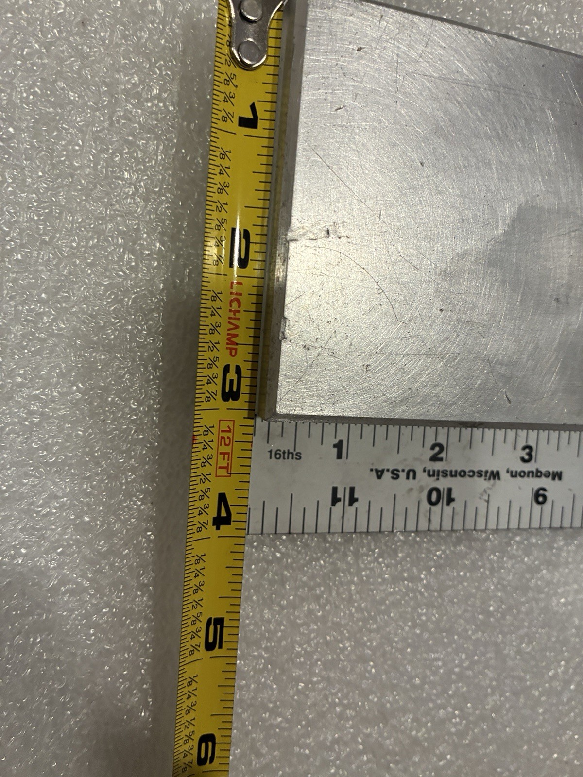 Aluminum Flat Bar, 1″ x 3″ x 9″ Long / 6061 ? / minimum clean up one face