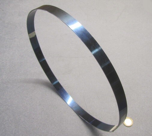 1095 Hard Blue Tempered Spring Steel Shim .008″ Thick x .750″ Wide x 120″ Long
