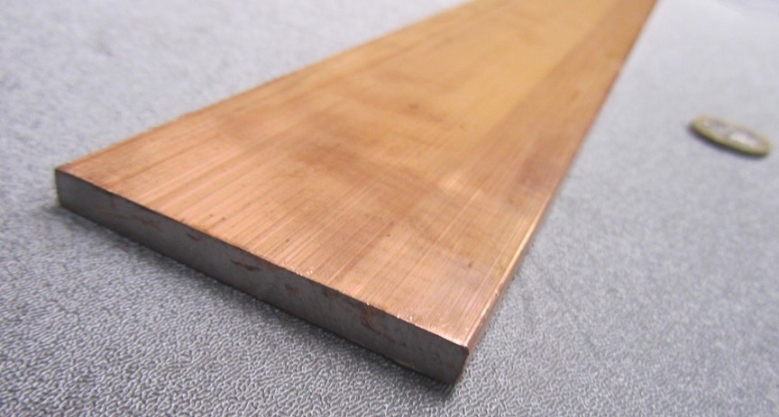 110 Copper Bar H02, 1/4″ Thick x 2.50″ Wide x 6 Ft Length