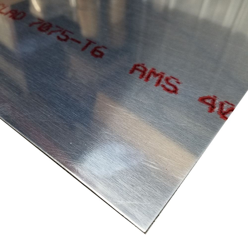 0.050″ x 24″ x 48″, 7075-T6 Aluminum Sheet, Alclad