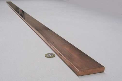 110 Copper Bar H02, 3/8″ Thick x 2.0″ Wide x 6 Ft Length