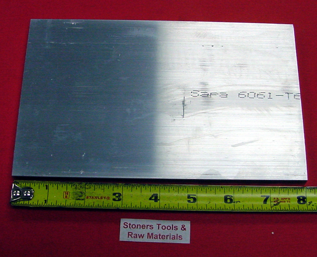 2 Pieces 3/4″ X 6″ ALUMINUM 6061 FLAT BAR 8″ long T651 Solid Extruded Mill Stock