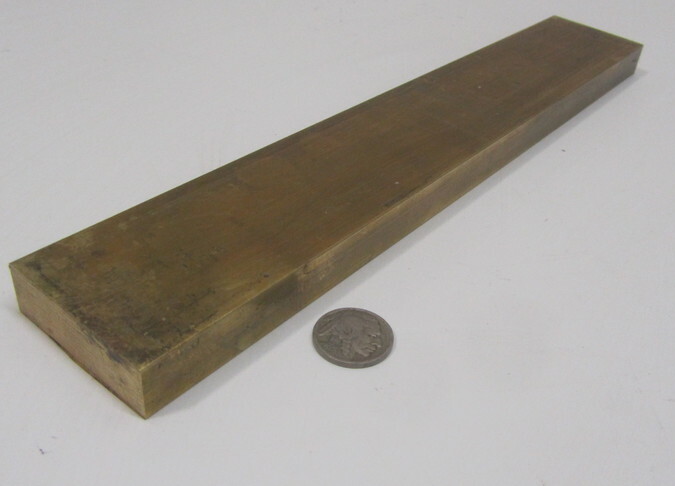 360 Brass Flat Bar 5/8″ Thick x 2.00″ Wide x 12.0″ Length