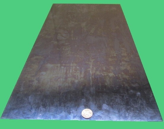 1095 Hard Blue Tempered Spring Steel Shim .062″ x 12.375″ Wide x 24″ Long