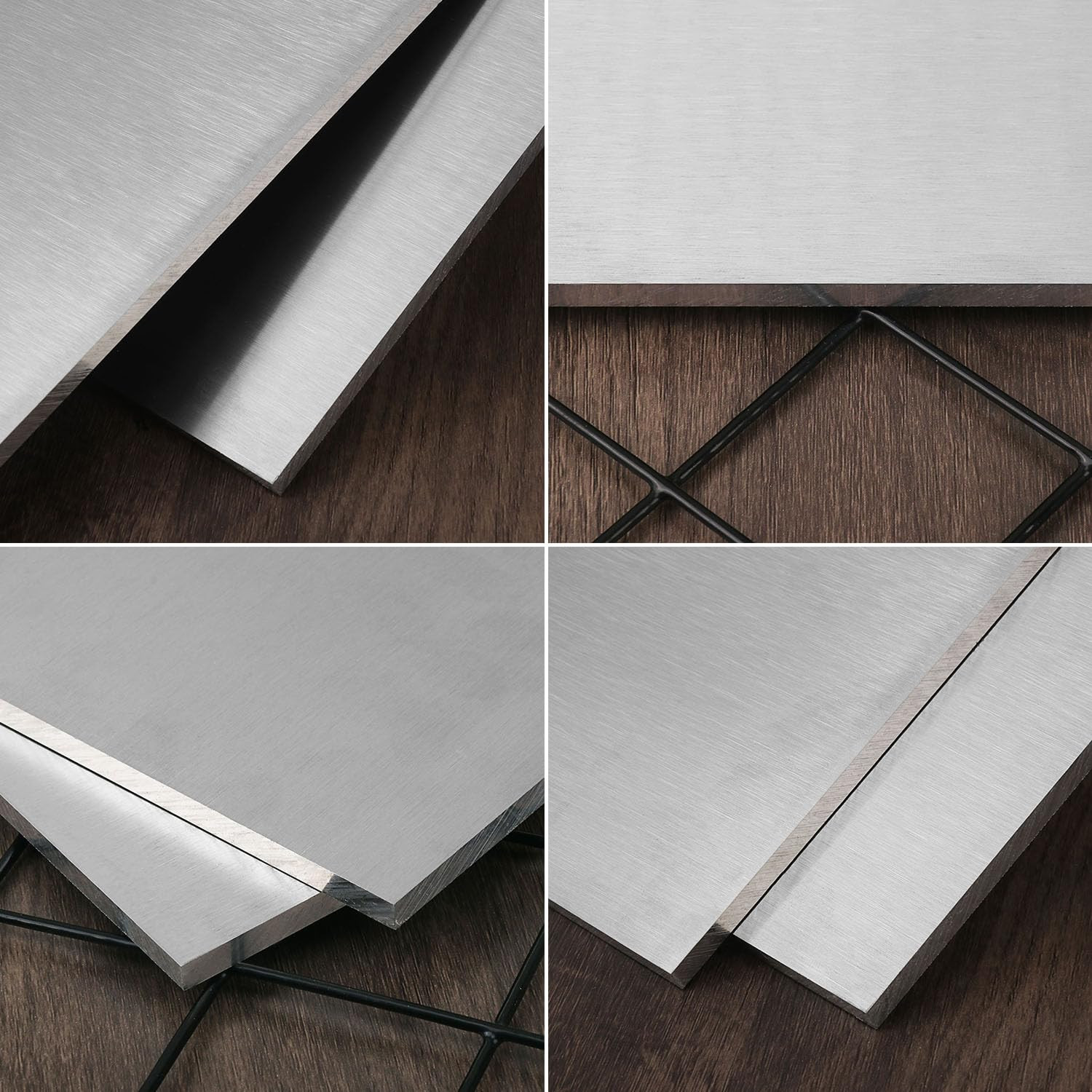 2 Pack 6″ X 12″ 6061 Aluminum Sheet, 1/4 Inch Thickness, Flat Plain Aluminums Pl