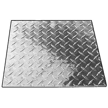 Plate Stock, Tread, 3003 Al, 1/8In T, 1X 4Ft, 03Tp.125X12-48