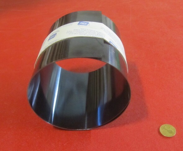 Blue Tempered Spring Steel Shim 0.020″ Thick x 6.00″ Width x 50″ Length