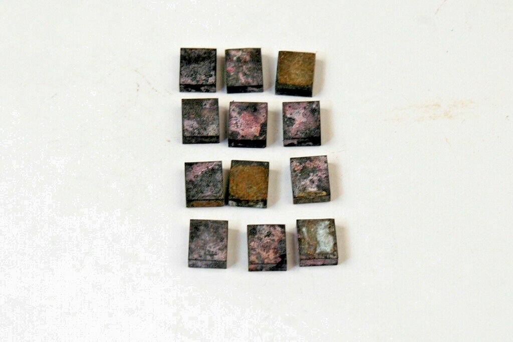 .140 X .380 X .470 CARBIDE GRADE UNKNOWN (LOT OF 12PC) (E-2-9-2-30)