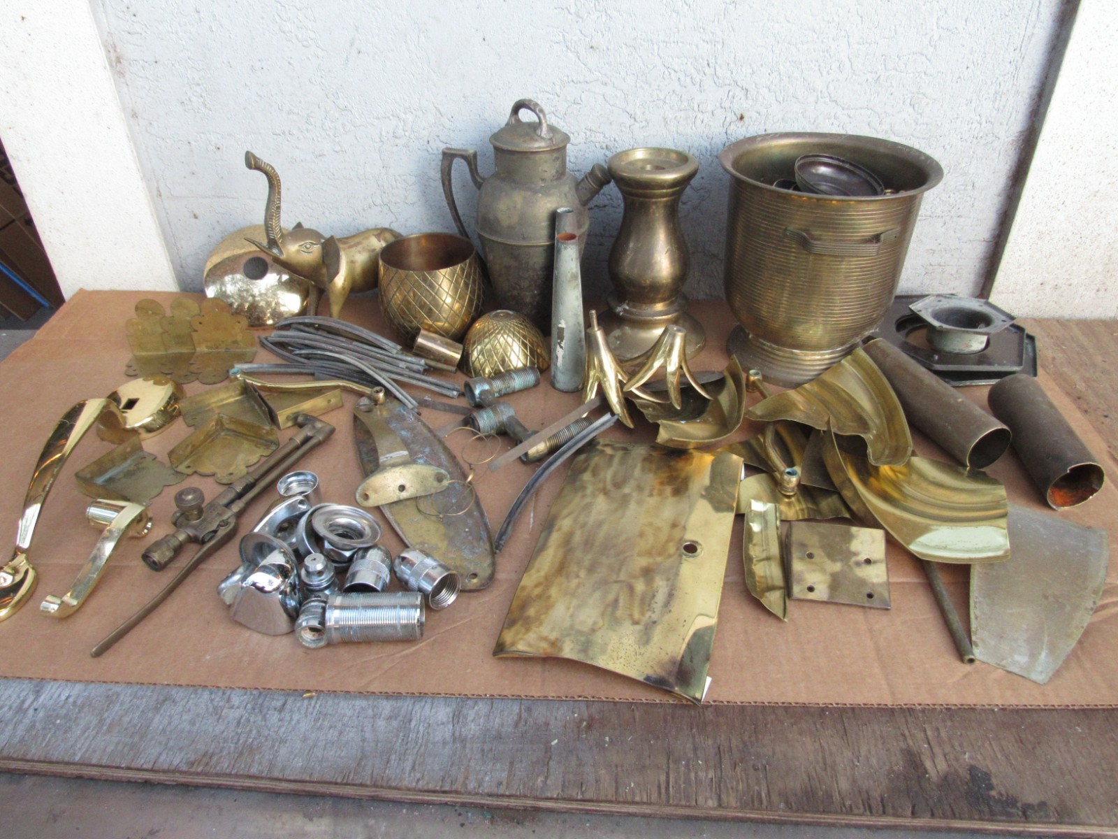 Scrap Brass 26 LBS Metal Recovery CASTING SCULPTURE ABSTRACT Recovery Recycle