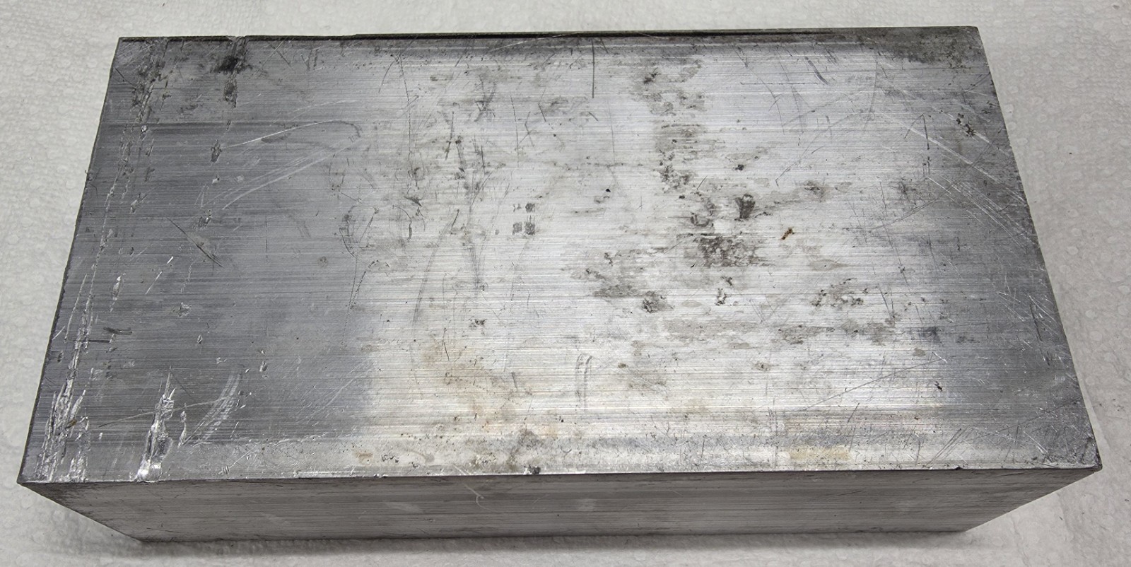 Solid Aluminum Block 6061 ( 7 9/16” x 4” x 2.25” )