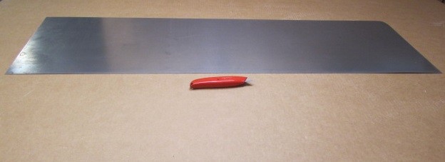 Spring Steel Annealed Sheet 0.025″ Thick x 15.0″ Wide x 48″ Length