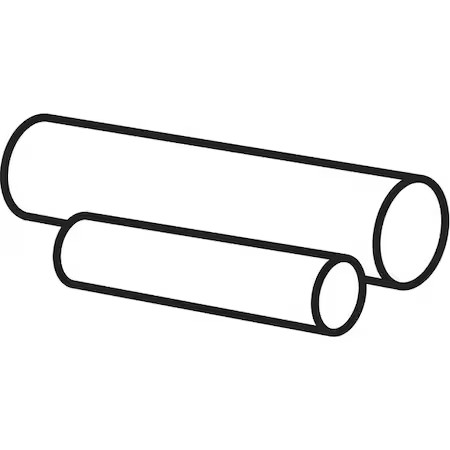 White Ptfe Rod Stock 1 Ft. L, 2″ Dia., G15-Trce-2.0-1