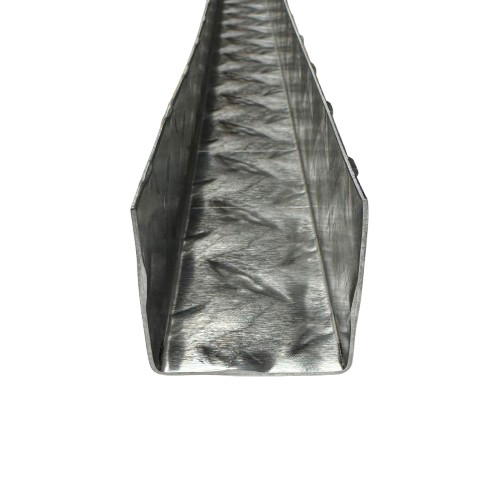 92″ Long Diamond Plate OUTSIDE C Trim U Channel Guard .045″ Aluminum 1 x 1 x 1