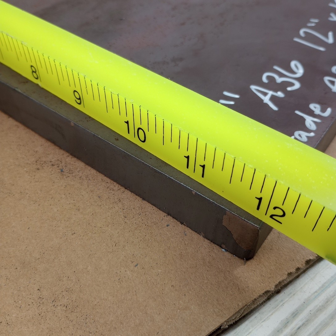 3/4″ x 12″x 12″ inch steel plate 12”x12” A36 Hot Roll Flat .75″ Thick