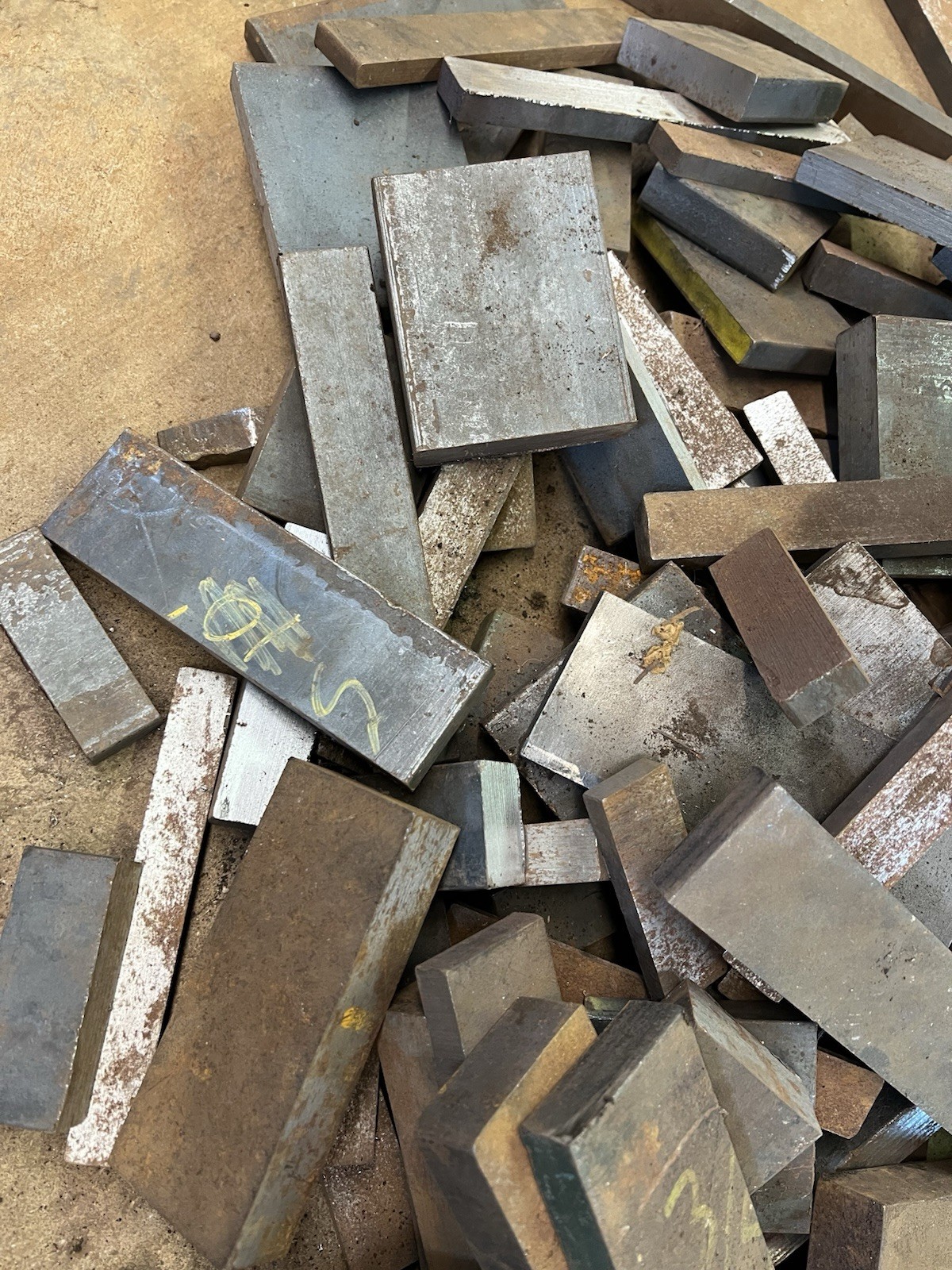 Mix lot 5+Lbs A36 Flat steel metal plate bar steel stock 3/8″ 1/2″ 3/4″ 1″+ Th