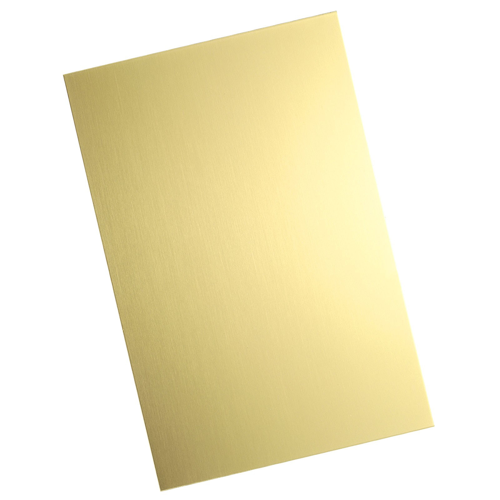 Pure Brass Sheet 6″ x 4″ 20 Gauge (0.8mm) Thickness with Glove(Gold)