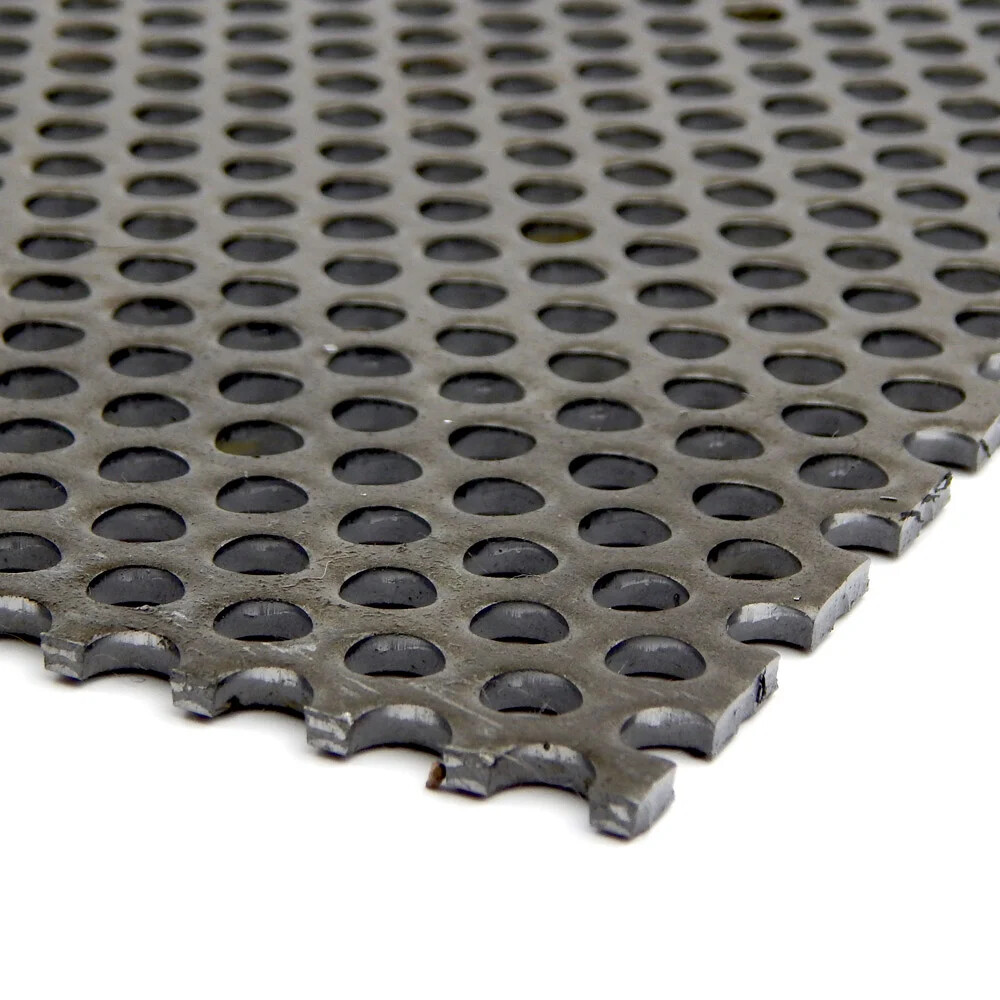 0.06″ Thick x 0.125″ Hole x 0.1875″ Staggered Centers Carbon Steel Perforated