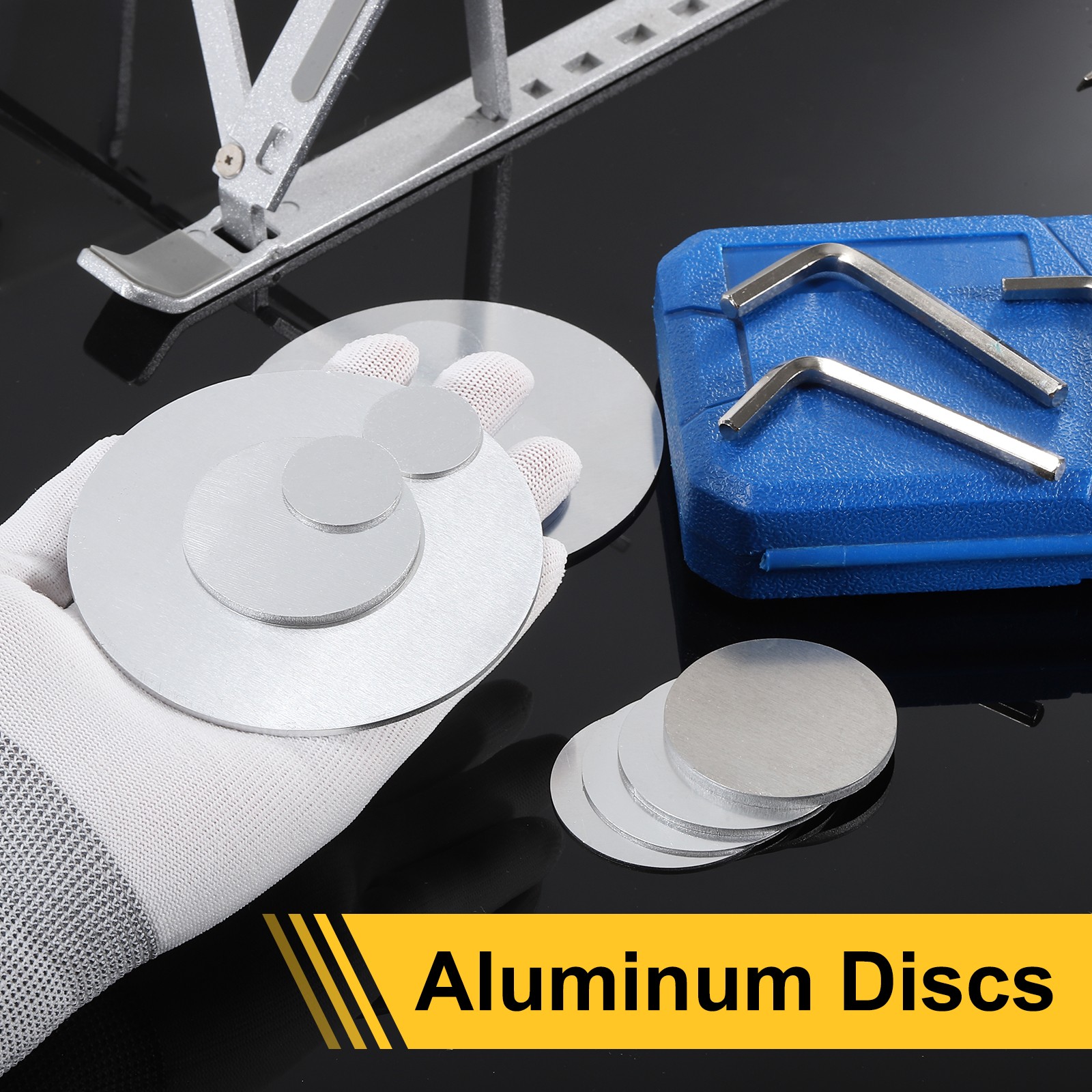 2Pcs Aluminum Disc 6″(150mm) Dia 0.08″(2mm) Thick Round 5052 Aluminum Sheets