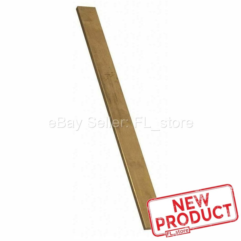 Brass Flat Stock 1/8″ x 3/8″ x 3 Feet Long 360 Alloy Mill Solid 36″ Length NEW