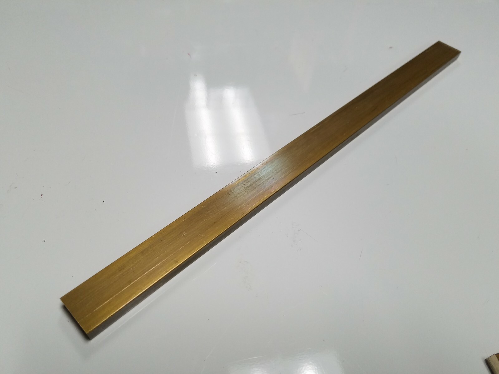 (1) 1/4″ x 1″ C360 BRASS FLAT BAR 12″ long Solid .250″ Mill Stock H02