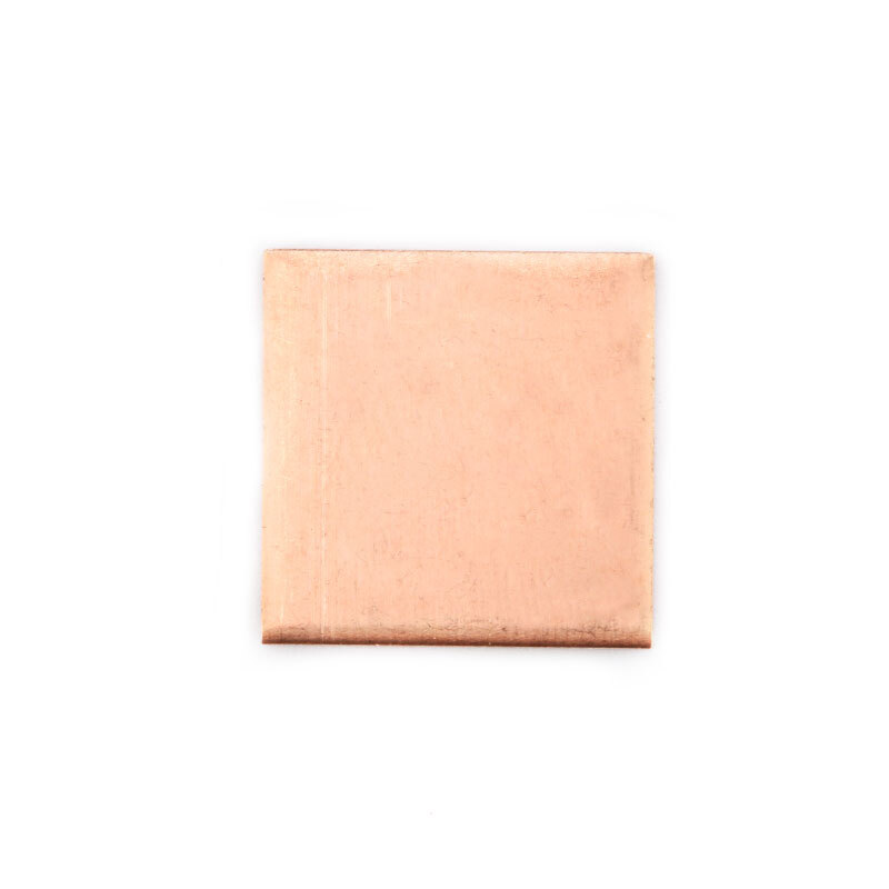 Copper Sheet Plate Guillotine Cut Metal 15x15mm/20x20mm Heatsink Cooling Sheets