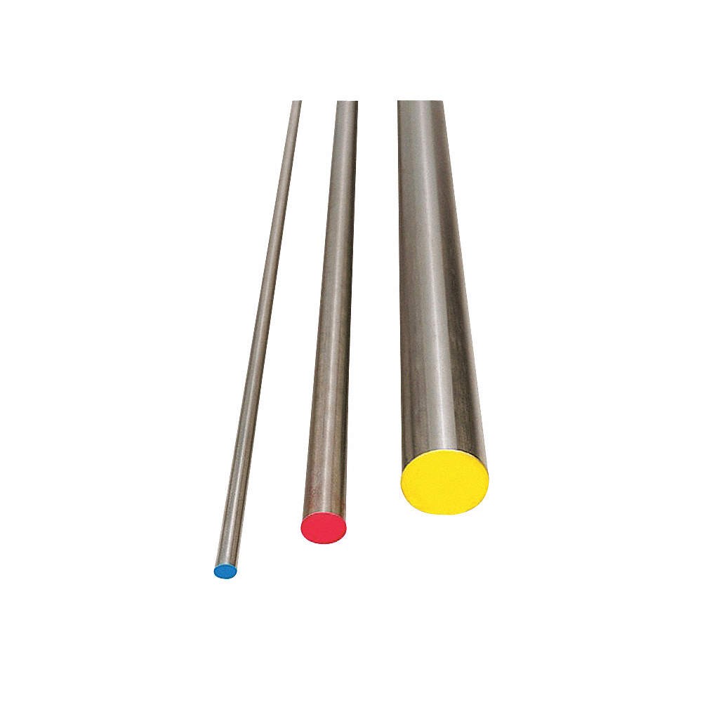 GRAINGER APPROVED O1DU6 Tool Steel Rod,36 in L,0.368 in Dia. 33D760