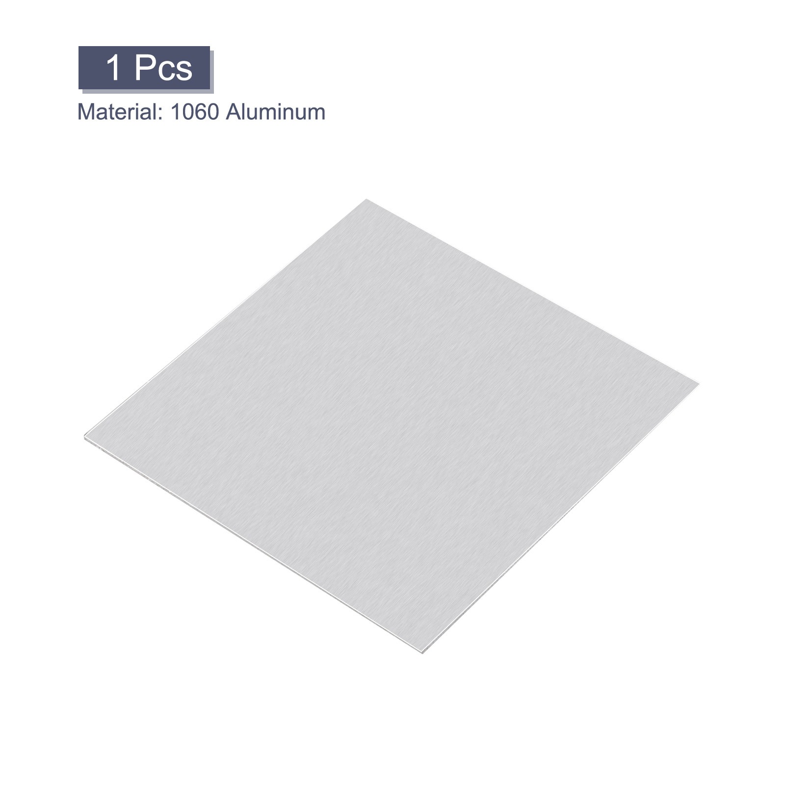 80x80x1mm Rectangle 1060 Aluminum Sheet Flat Metal Plate Stock