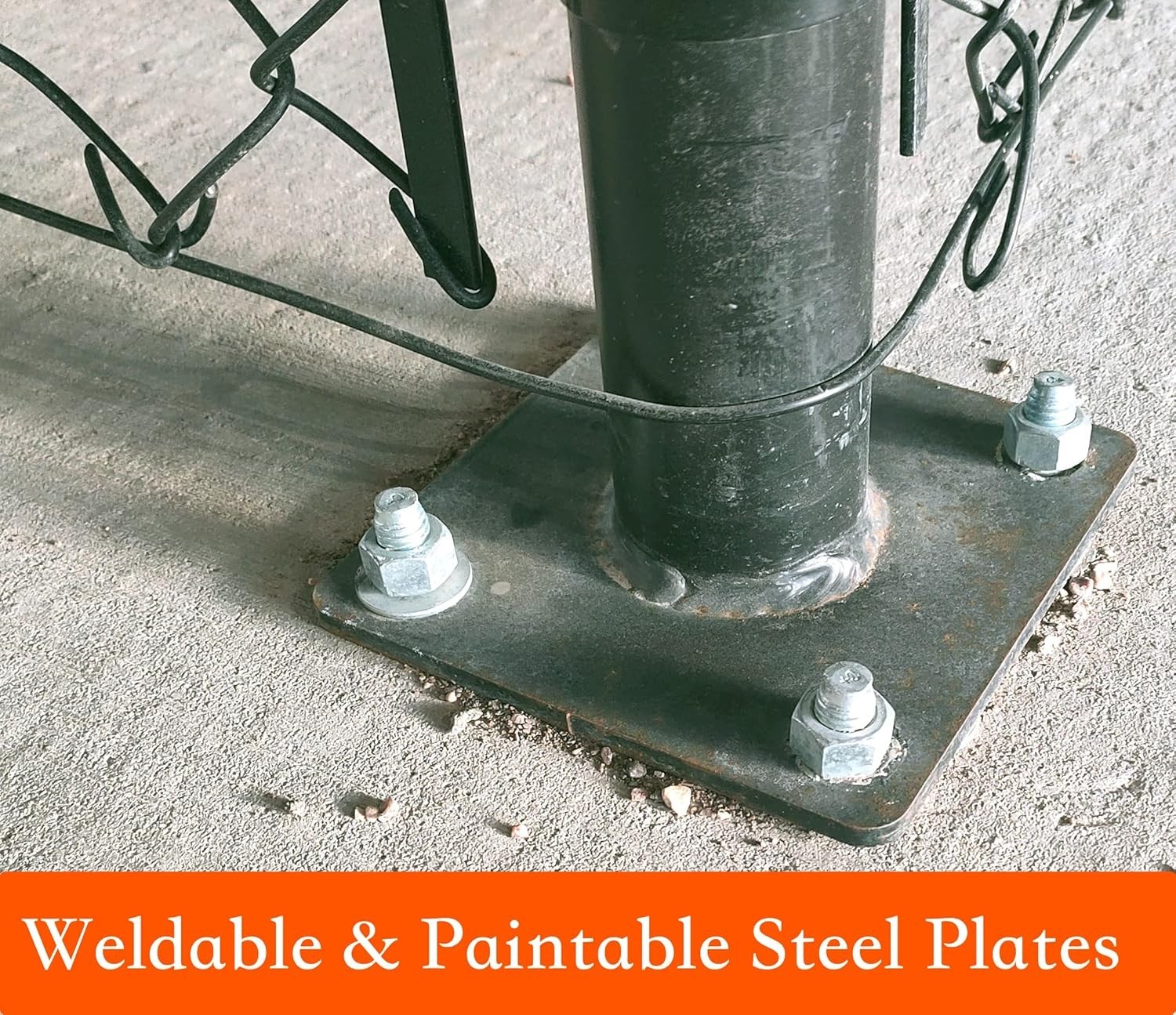 4 Pack 3×3-Inch Weldable Steel Plates – Multi-Purpose & Corrosion Resistant