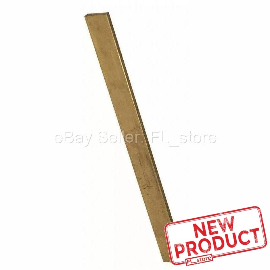 Brass Flat Stock 1/8″ x 3/8″ x 1′ (12″ Length) 360 Solid Rectangle Strip NEW