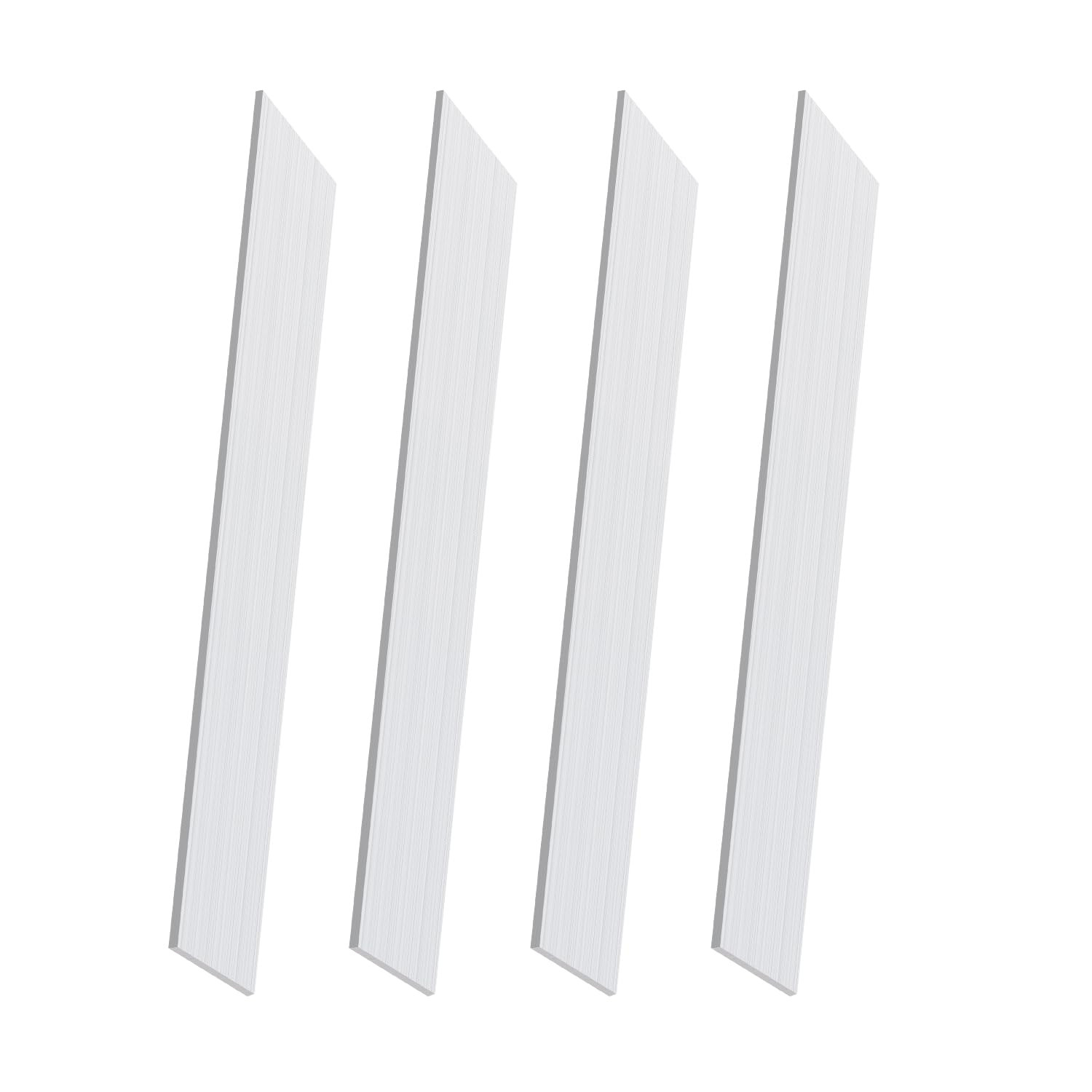 6061 Aluminum Flat Bar, 1/8″ X 1″ X 12″ Rectangle Aluminum Bar Stock, T6511 Soli