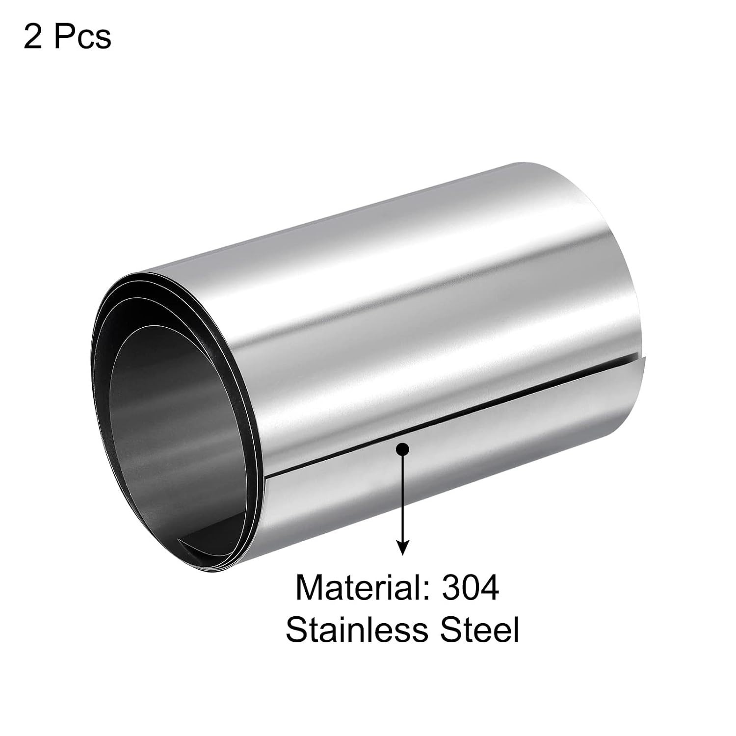Versatile 0.1mm Stainless Steel Sheet Roll – Ideal for Crafts & Electronics