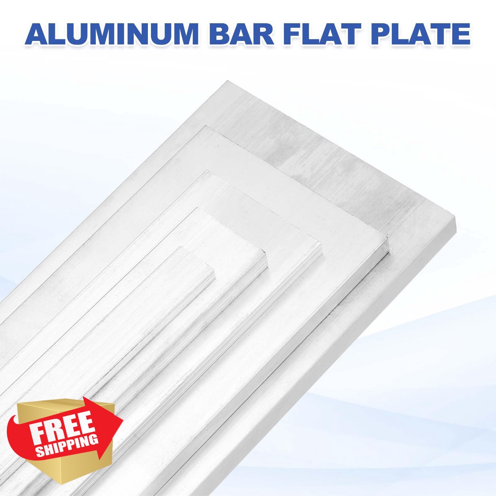 uxcell Square Aluminum Bar 0.2″x0.6″x14″ 2 Set